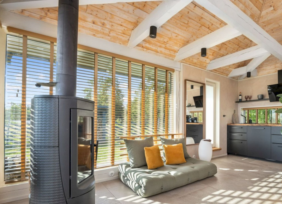 Seaside villa living room