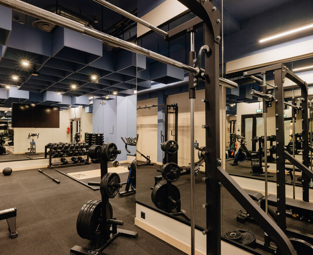 Student apartment bathroom